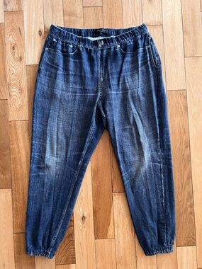 Rag & Bone Miramar Sweatpant Jogger Jeans Elastic Waist High Rise Womens XL